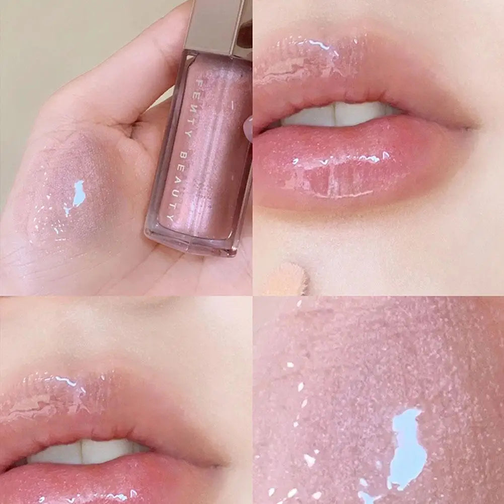 FentyBeauty Rihanna Gloss Lip Gloss Mirror Water Gloss Lip Gloss Makeup Stick for Long lasting Moisturizing and Nourishing Lips