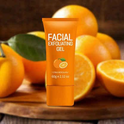 Orange Exfoliating Gel For Facial Body Gentle Orange Facial Scrub Body Cleansing Gel Dead Skin Remover Scrub Skin Cleaning