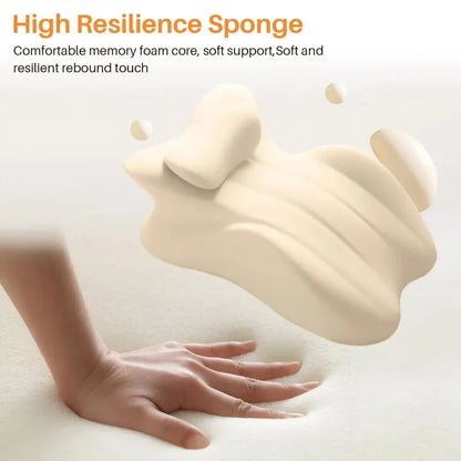 New Multi-Positional Wedge Pillow Memory Foam Ergonomic Prone Pillow with Removable Cover Couple Bed Pillow for Body Pain Relief