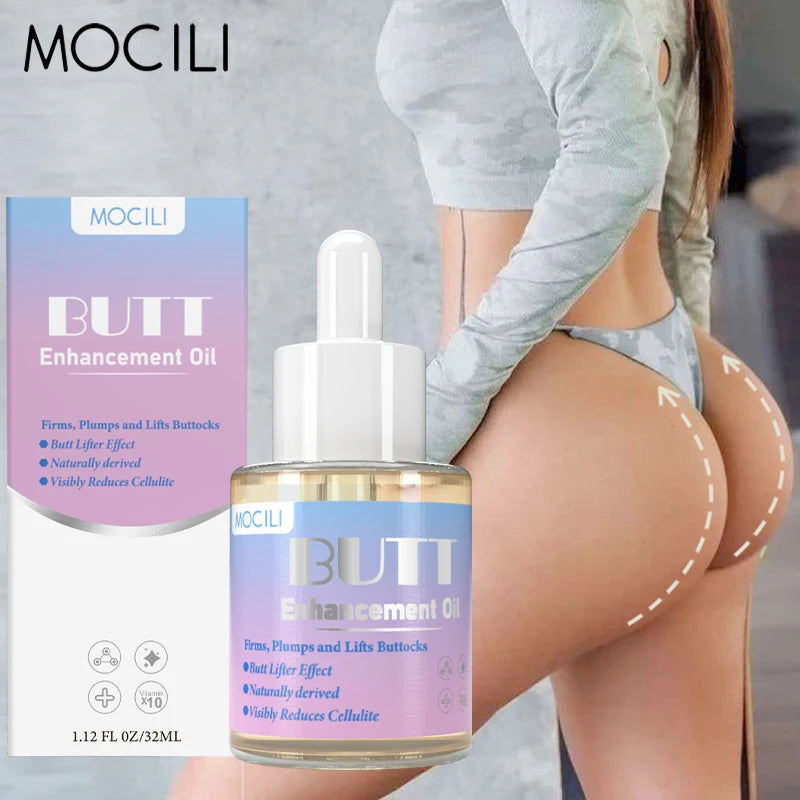 Sexy Butt-Lifting Essential Oil Jasmine Lifting Firming Skin Increase Hips Improve Sagging Body Massage Private Care Up 32ml