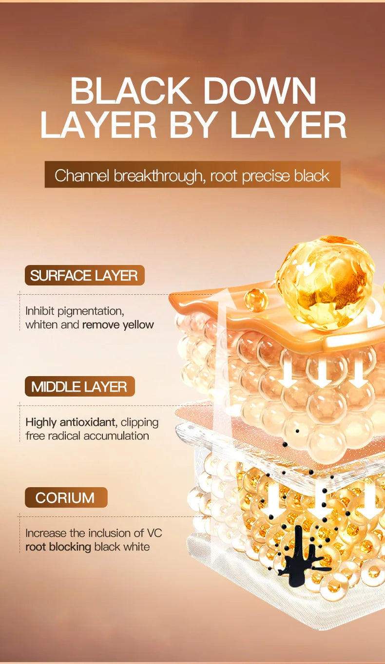 SADOER Sea Buckthorn Vitamin C Facial Serum: Brightening Anti-Aging Skin Repair Essence 30ml
