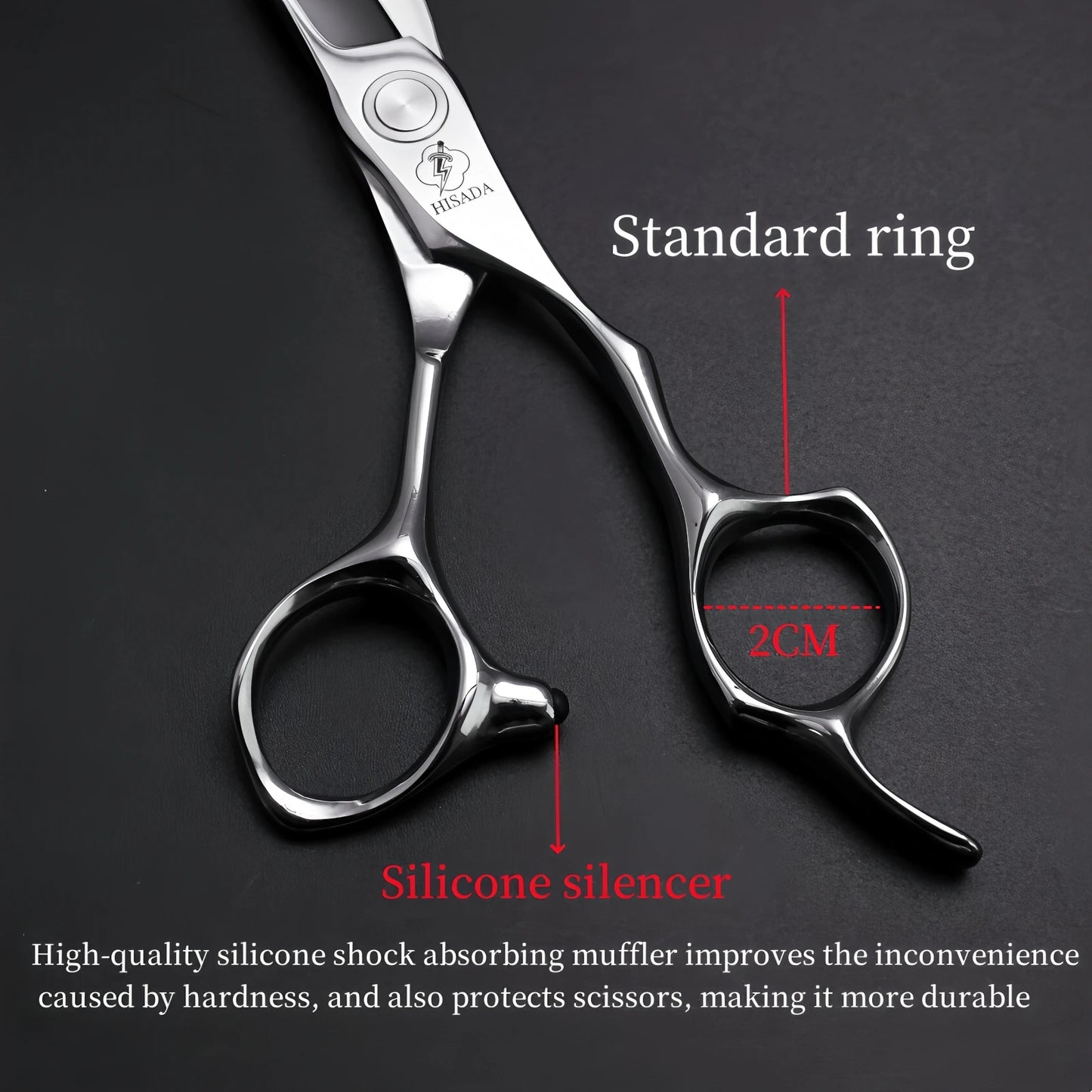 HISADA tijeras barbero profesional 6.2/6.7 inch friseur zubehör VG10 Material hair scissors Professional scissors