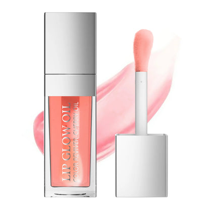 Crystal Jelly Moisturizing Lip Oil Plumping Lip Gloss Makeup Sexy Plump Lip Glow Oil Tinted Lip Plumper