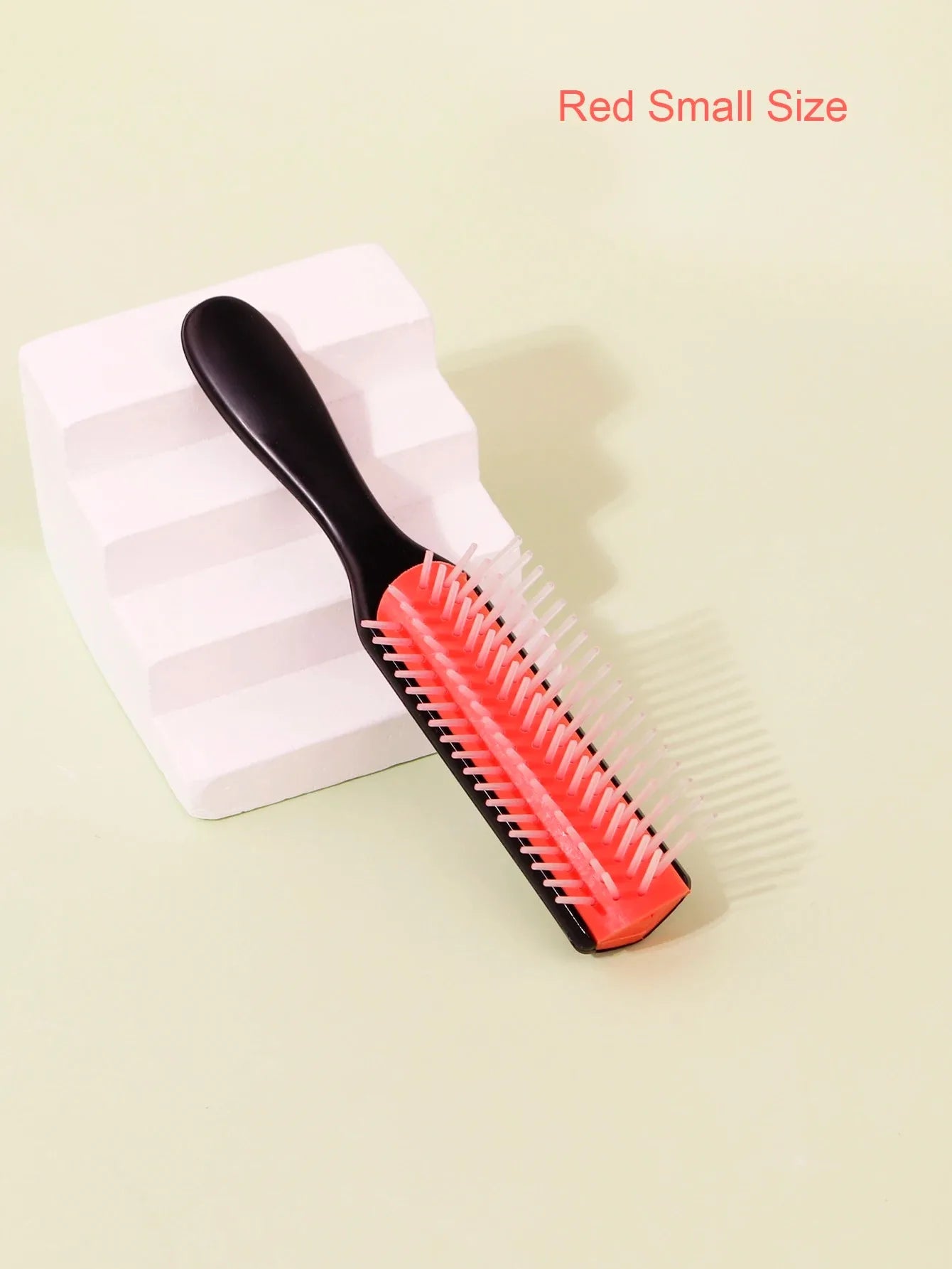 WANMEI, 1 Uds., cepillo de pelo de masaje para desenredar de 9 filas para pelo liso y rizado, peine extraíble, herramienta de pe