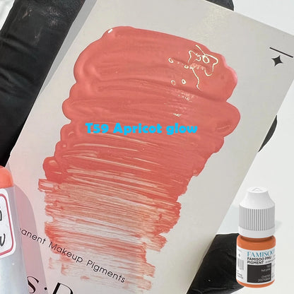 FAMISOO New 4 Colors 5ML Professional Permanent Makeup Pigments Tattoo Lips inks Tattoo Pigments Beauty Art Women Use