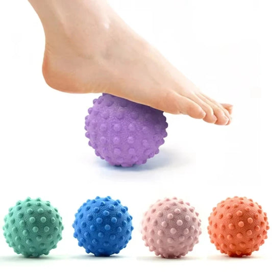 Solid Fascia Ball Raised Point Massage Ball TPR Posture Master Yoga Ball Waist Back Hand Foot Pain Relief Plantar Massage Tools