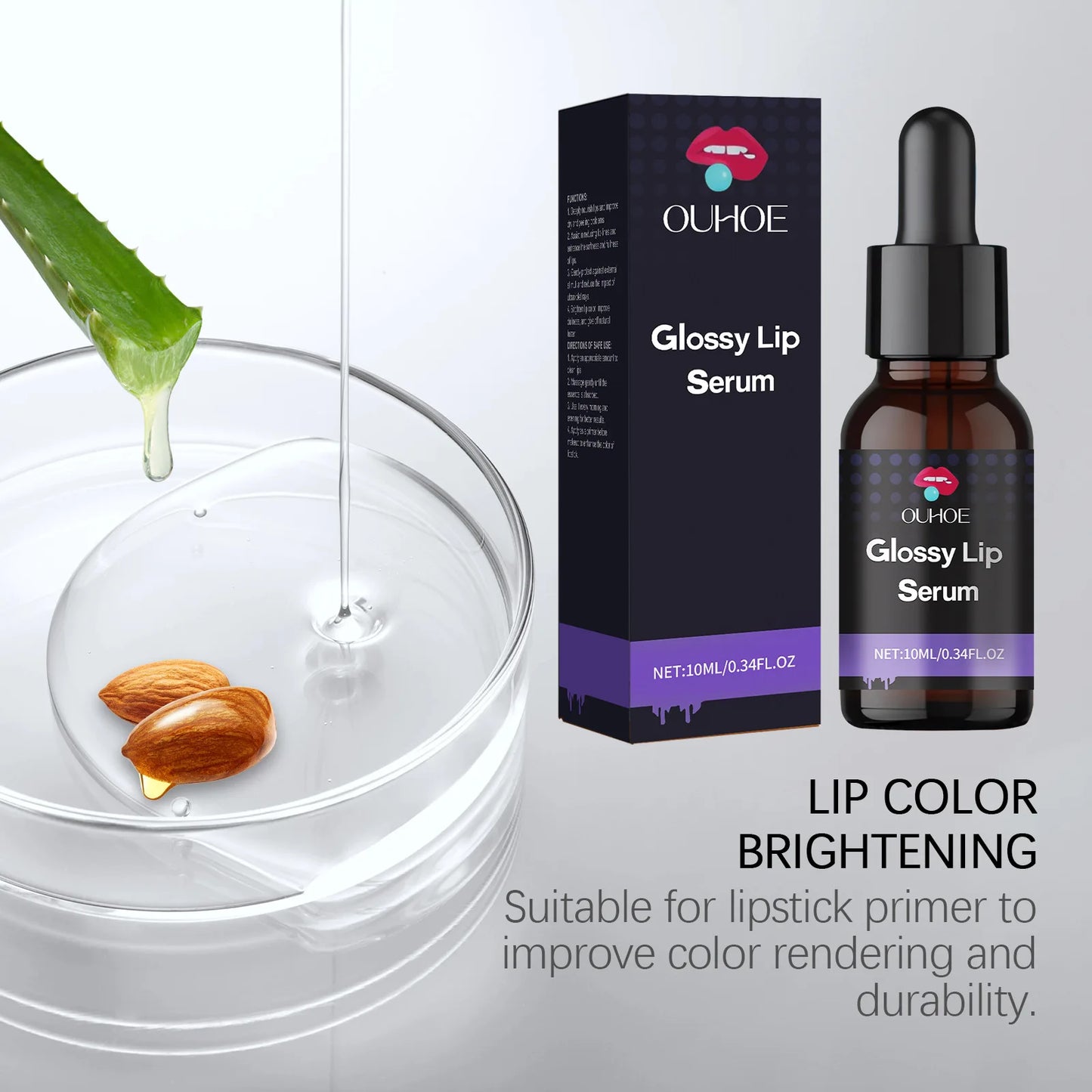 Moisturizing Lip Serum Remove Dark Lips Repair Fine Line Dryness Brighten Lightening Exfoliator Plumper Clear Lip Gloss Essence