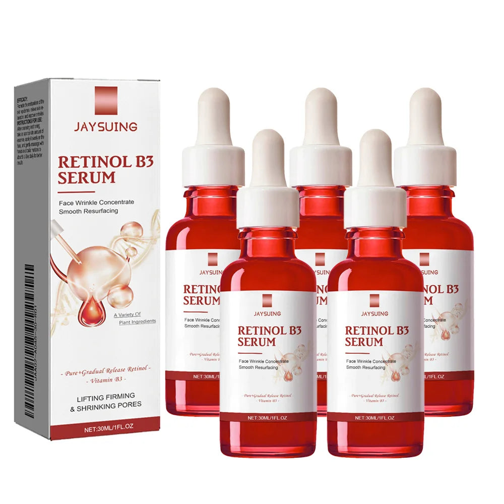 Retinol Facial Essence Fade Fine Line Face Serum Anti-Aging Pore Minimizing Hydrating Brightening Skin Treatment for Women Men