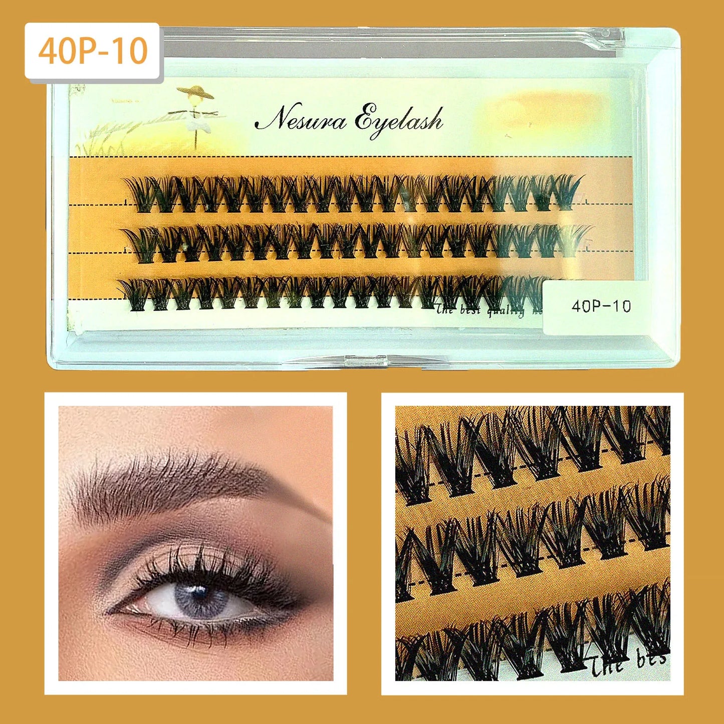 Cluster Eyelashes Kit Five Styles Available Single Eyelashes Clustered Simulation Natural DIY Eyelashes Thickness and Length