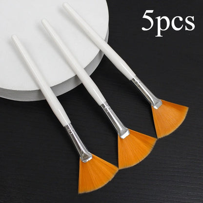 3-10pcs Practical Facial Brushes DIY Face Mask Brush Set Soft Fan Makeup Brushes Cosmetics Tools for Women Beauty Makeup Brushes