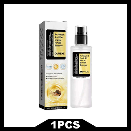 OUHOE Snail 96 Mucin Moisturizing Serum Deep Hydration Lock Winter Barrier Protection Gentle Care Nourishing Skin Quickly Absorb