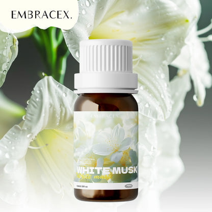 10ml White Musk Oil Rosemary Oil Natural Plant Fresh Aromatherapy for Massage Diffuser, Air Freshener,Car aromatherapy, Gifts