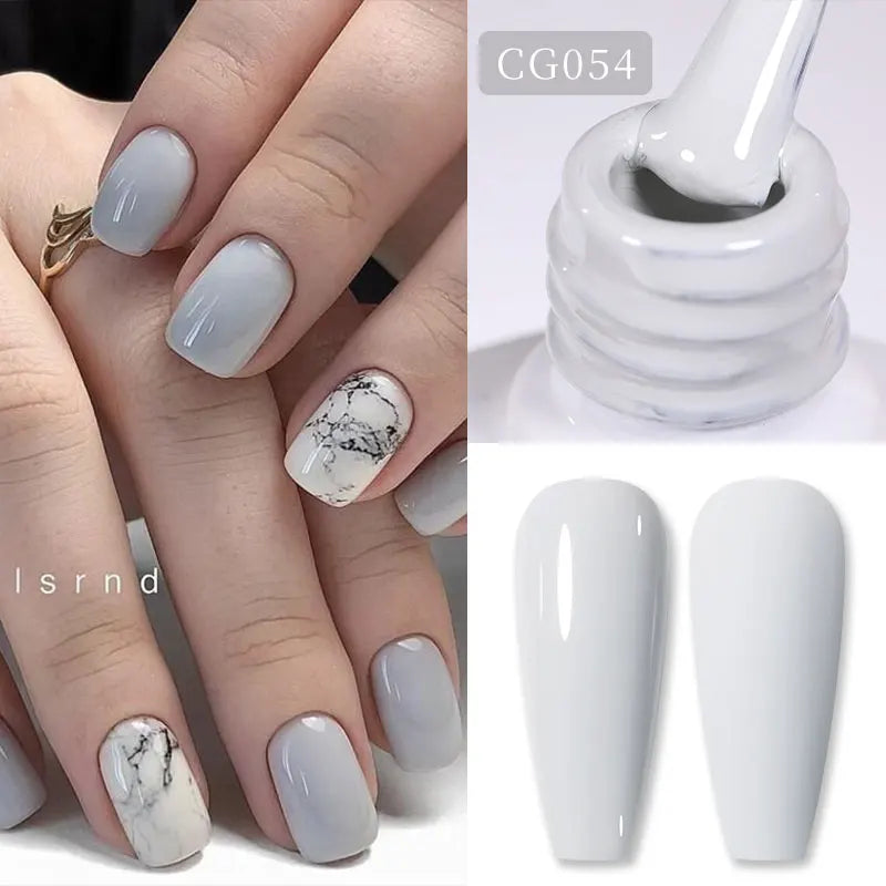 BORN PRETTY 10ml Nude Pink Gel Nail Polish Varnis Semi Permanent Nail Gel Varnish Soak Off UV Gel for Valentine's Day Gift Nails