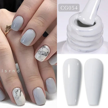 BORN PRETTY 10ml Nude Pink Gel Nail Polish Varnis Semi Permanent Nail Gel Varnish Soak Off UV Gel for Valentine's Day Gift Nails