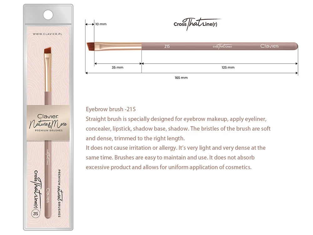 Clavier Makeup Brushes For Cosmetic Foundation Eyeliner Powder Blush Eyeshadow Brush Make up Beauty Tool Soft Professional