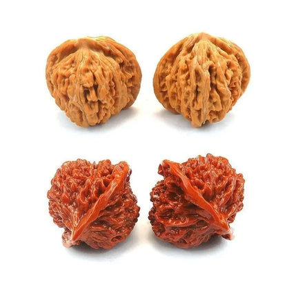 1 Pair Durian Thorn Wooden Massage Balls Set - Acupressure Therapy for Hands, Feet & Full Body Relaxation