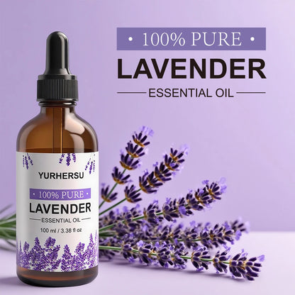 High Strength Lavender Oil for Aromatherapy, Relieves Stress & Anxiety, Promotes Deep Sleep & Healing