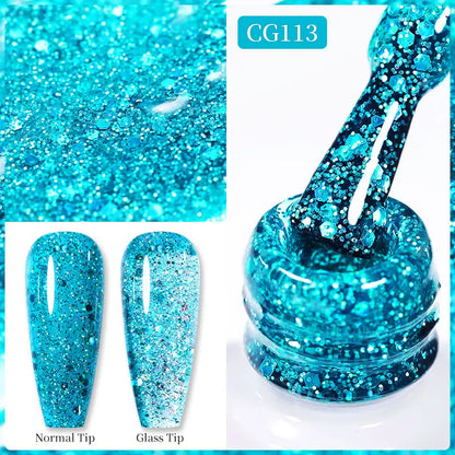 BORN PRETTY 10ml Nude Pink Gel Nail Polish Varnis Semi Permanent Nail Gel Varnish Soak Off UV Gel for Valentine's Day Gift Nails