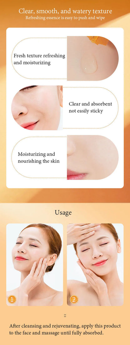 20pcs BIOAQUA Vitamin C Serum Moisturizing Refreshing Whitening Nourishing Anti-aging Face Essence Facial Skin Care Products