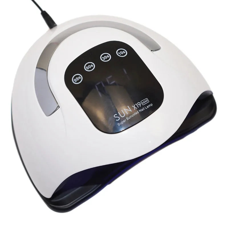 X19 Nail Drying Device - LED Ultraviolet Lamp - Professional Nail Art Accessories for Drying Nail Glue - Phototherapy for Nails