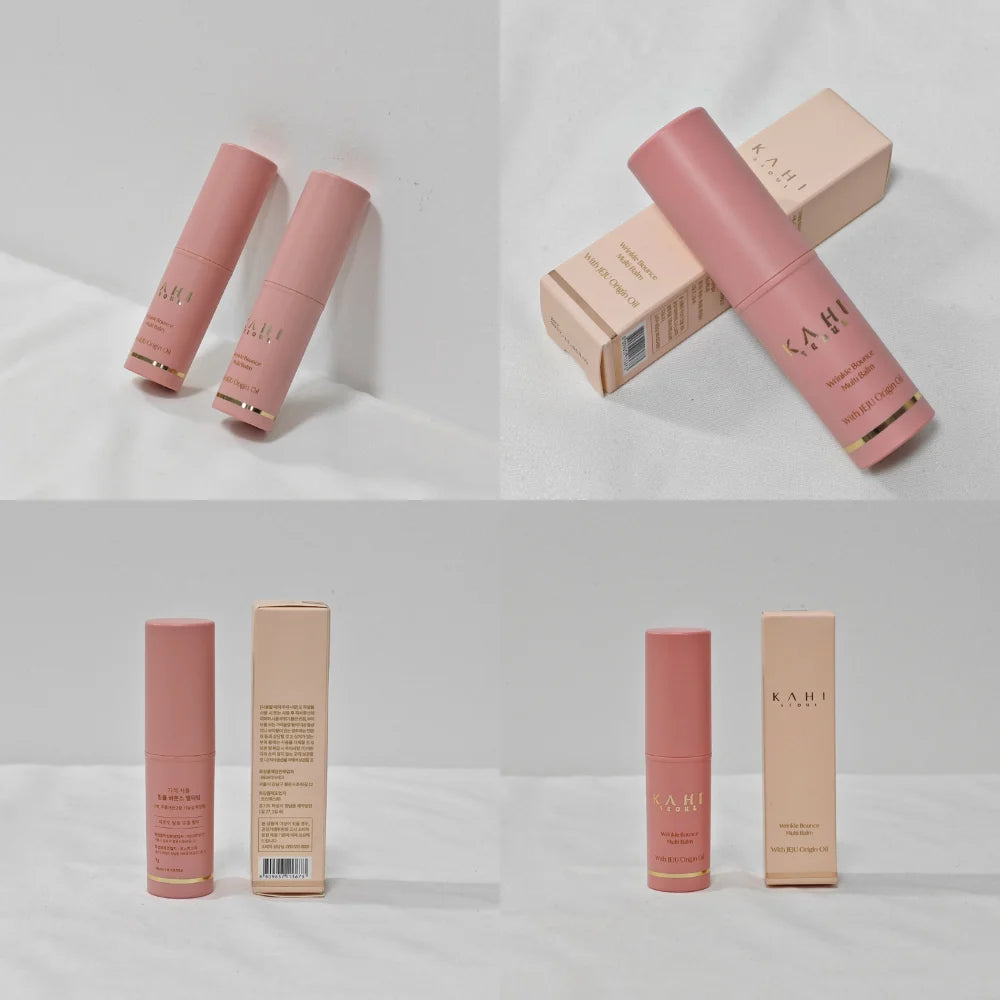 1/3/5PCS Korean Bounce Multi Balm Collagen Pink Stick Make Up Base Daily Deep Moisturizing Firming Lift Korean Skin Care