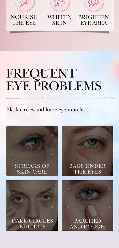 Instant Eye Bag Remove Cream Retinol Anti-Wrinkle Firming Skin Fade Fine Lines Anti Dark Circle Puffiness Brighten Eye SkinCare