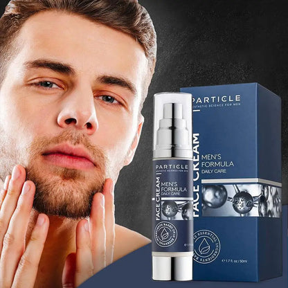 50ml 6-in-1 Men Facial Moisturizer Cream Hydrating Revitalizing Skin Care Particle Face Cream With Collagen Anti Aging & Wrinkle