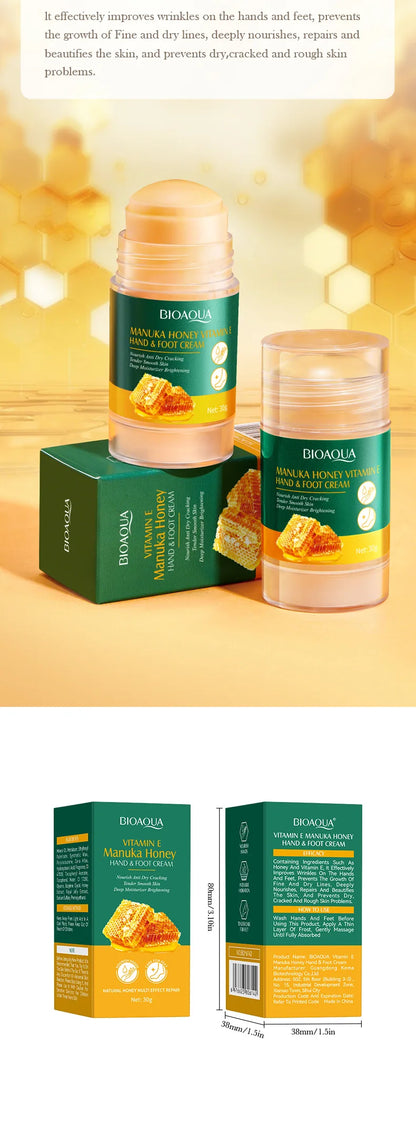 BIOAQUA Honey Hand & Foot Cream Moisturizing Anti Cracking Whitening Anti Wrinkles Anti-Aging Hands Skin Care Products