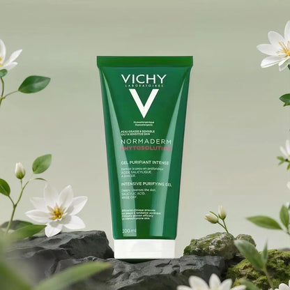 Vichy Green Anti-acne Gel Cleansing Pores Brightens Skin Long-lasting Moisturizing Improvement Skin Anti-acne Purification Gel
