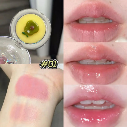 Herorange Nude Tinted Lip Balm Moisturizing Anti-Drying Autumn and Winter Lip Care Lightens Lip Lines Color-Changing Lip Balm
