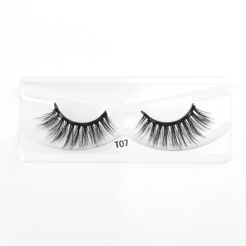 Hot 1/3Pairs Magnetic Eyelashes Soft False Lashes Repeated Use Mink Lashes Waterproof Liquid Eyeliner Tweezer Eyelash Makeup Set