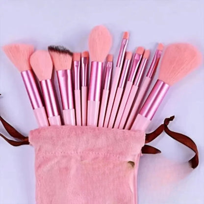 10/13PCS Makeup Brushes Set Eye Shadow Foundation Women Cosmetic Brush Eyeshadow Blush Beauty Soft Tools Bag Makeup Brush Set