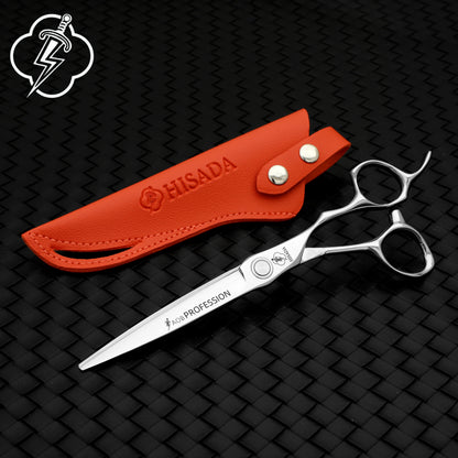 HISADAHairdressing scissors 6.2 6.7 7.0 inch Hair scissors VG10 Steel High-end Barber scissors advanced Hairdressing scissors