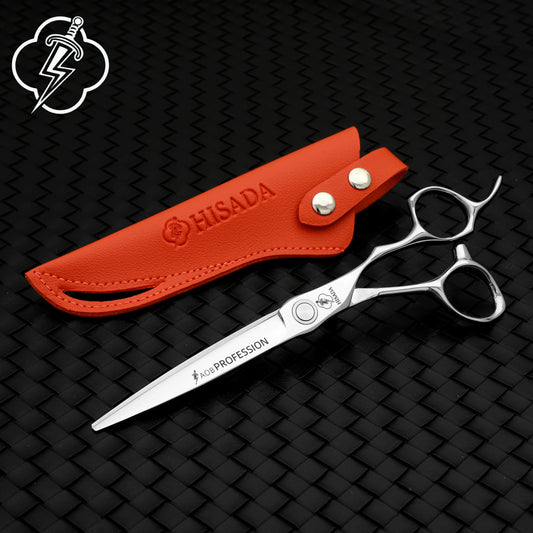 HISADAHairdressing scissors 6.2 6.7 7.0 inch Hair scissors VG10 Steel High-end Barber scissors advanced Hairdressing scissors