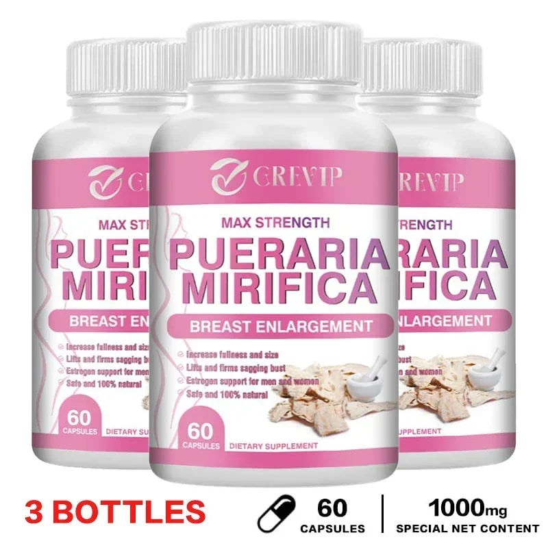 Pueraria Mirifica - Supports Women's Body Management, Skin Elasticity, Promotes Breast Development, and Increases Body Curves