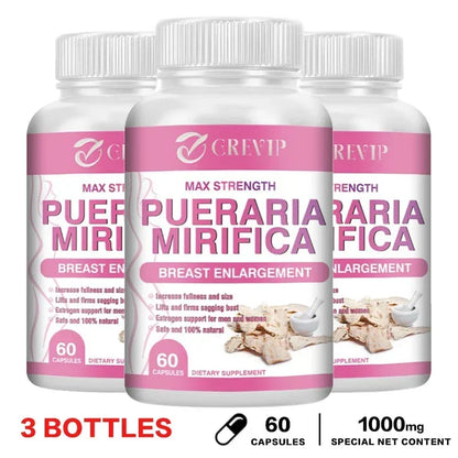 Pueraria Mirifica - Supports Women's Body Management, Skin Elasticity, Promotes Breast Development, and Increases Body Curves