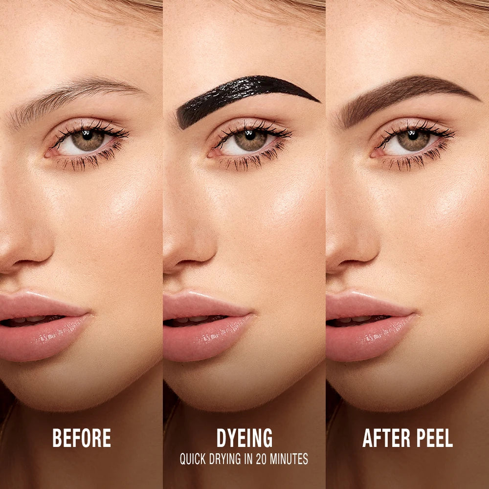 O.TWO.O Peel-Off Eyebrow Tint Eyebrow Tattoo Waterproof Long-lasting Color-lock Natural Mist Brow TattooPeel-Off Eyebrow Tint