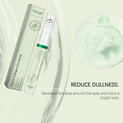 HOYGI Collagen Eye Serum Anti Puffiness Eye Bags Anti Dark Circles Moisturizing Tightening Reduce Fine Lines Skin Care Roller