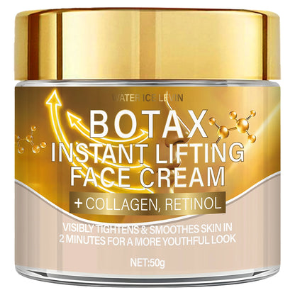 Botax Instant Lifting Face Cream. Collagen Retinol Formula. Visibly Tightens Smooths Skin. 2 Minute Youthful Look. 50g Net.
