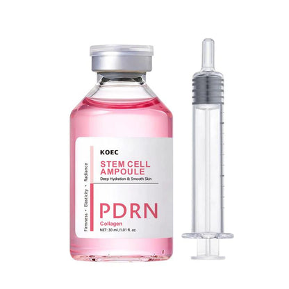 PDRN & Collagen Stem Cell Ampoule Deep Hydration Smooth Skin Enhance Skin Elasticity Nourishing Firming Facial Serum