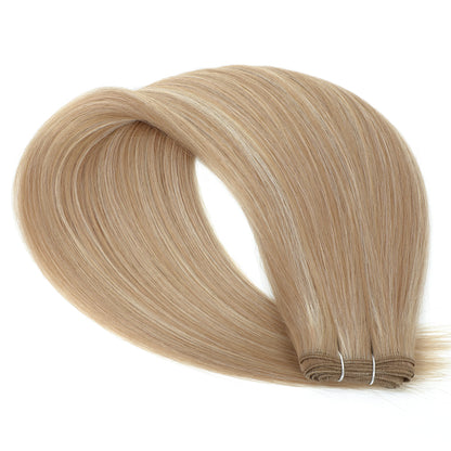 Straight Hair Bundles Extensions Smooth Ombre Hair Weaving 36Inch Super Long Synthetic Straight Hair Bundles Full to End