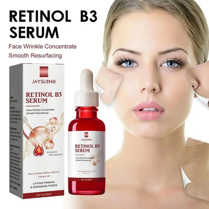 Retinol Facial Essence Fade Fine Line Face Serum Anti-Aging Pore Minimizing Hydrating Brightening Skin Treatment for Women Men