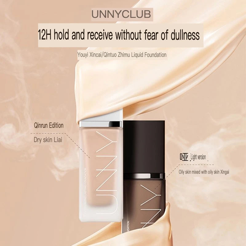 Unny Liquid Foundation Oil Control Makeup Dry Skin Blend Oil Concealer Constant Makeup Powder Cream Water And Oil Proof