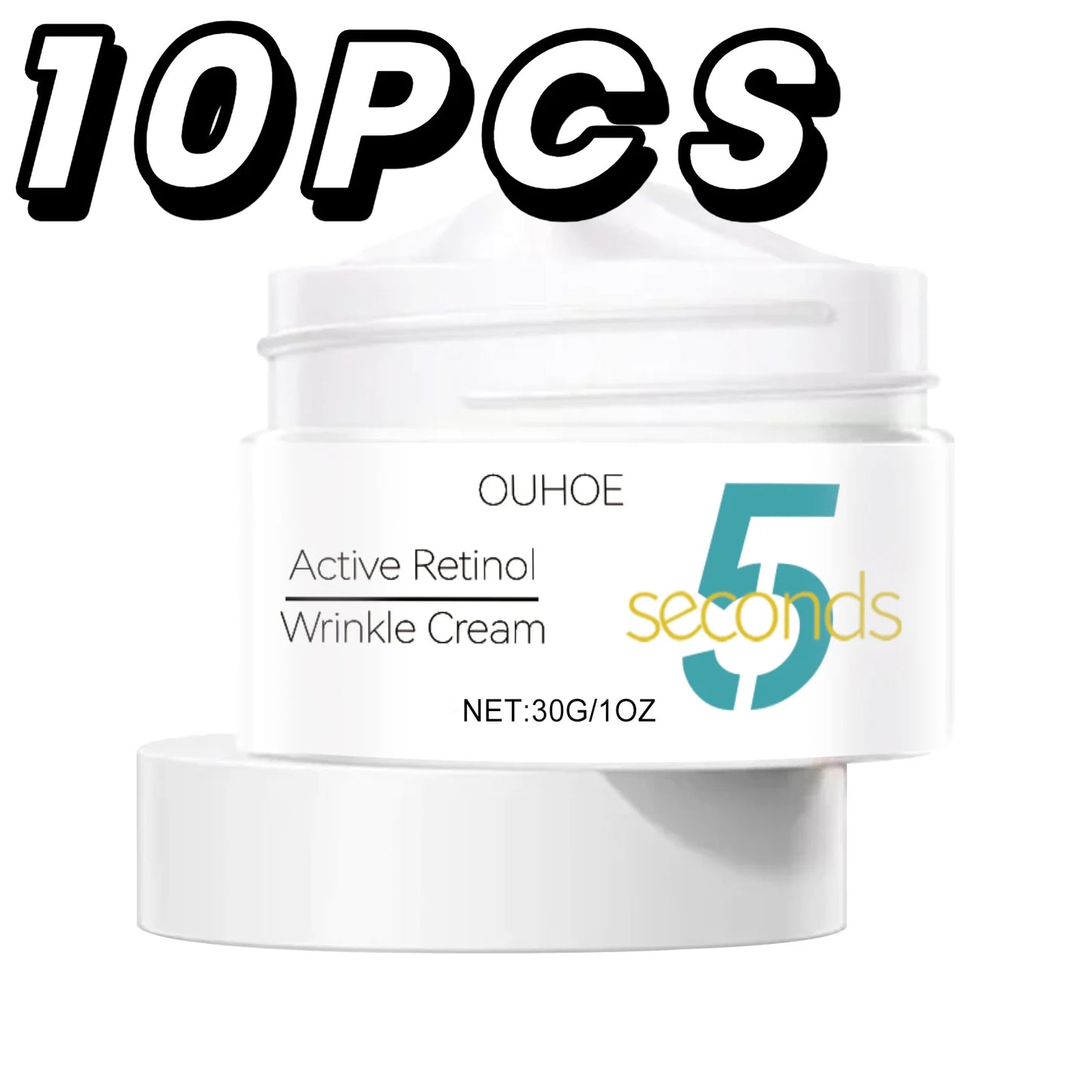 5 Seconds Instant Remove Wrinkles Cream Retinol Anti Aging Firming Moisturizing Tightens Improves Edema Facial Skincare Cream