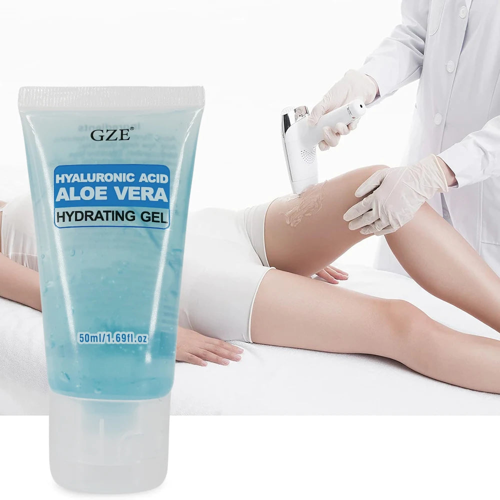 GZE Hydrating Microcurrent Conductive Gel, Gel Primer with Hyaluronic Acid, Non-irritating, Moisturizing Gel for RF