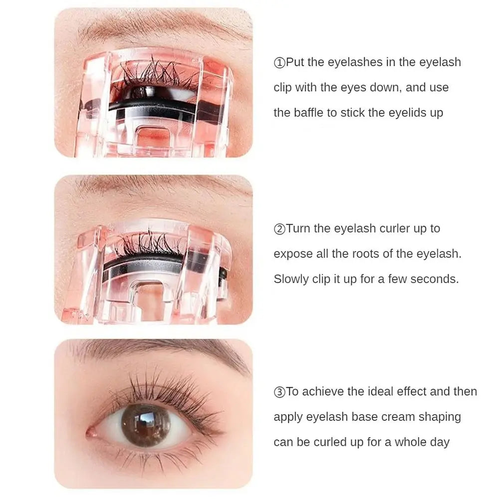 1Pcs Makeup Accessory Eyelash Curler False Eyelashes Auxiliary Cosmetic Eyelash Curling Clip Portable Mini Beauty Tool