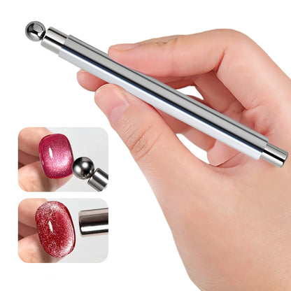 U-Shaped Magnetic Gel Polish Guide Tool Cat Eye Nail Magnet Assistant Holder Pad for Beginner DIY Manicure Magnetic Nail Art