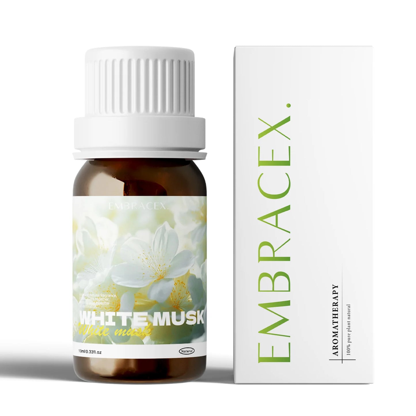 10ml White Musk Oil Rosemary Oil Natural Plant Fresh Aromatherapy for Massage Diffuser, Air Freshener,Car aromatherapy, Gifts