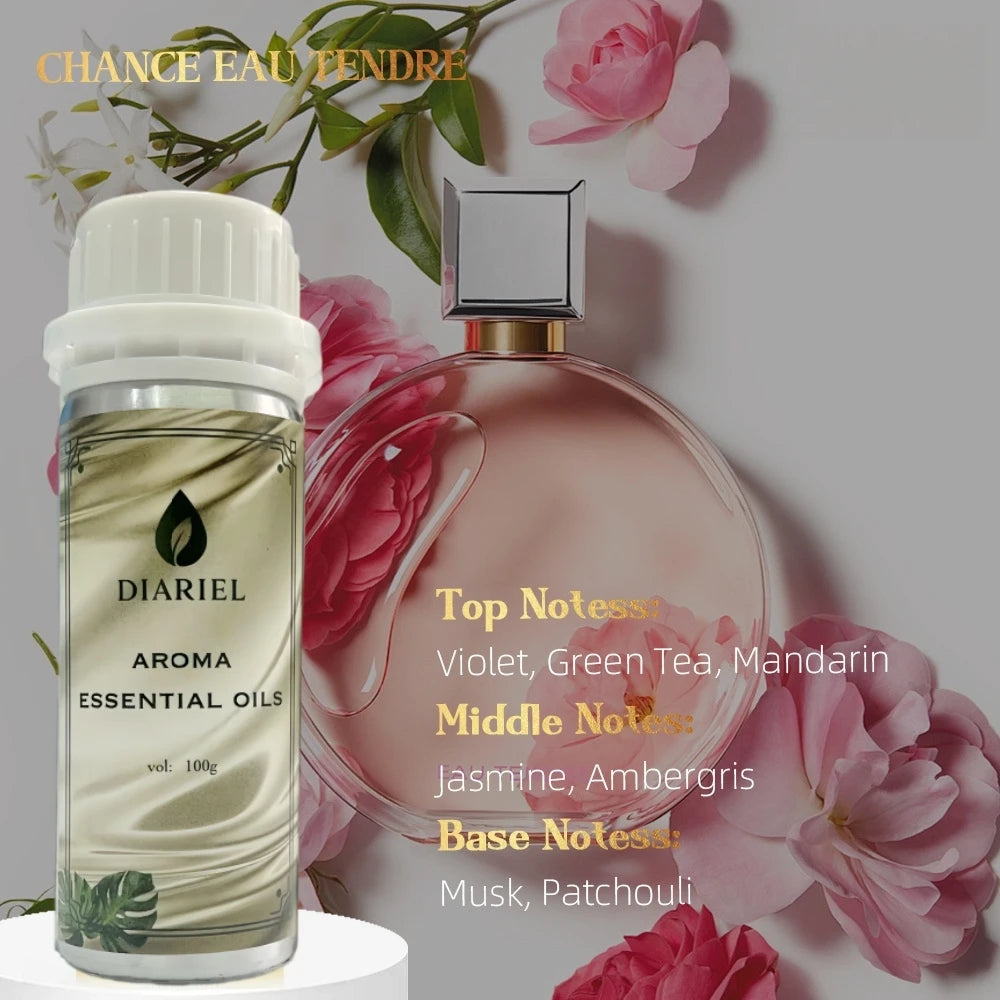 100ML Famous France Perfume Oil Men Women Fragrance Oasis Essential Oil Aromatherapy Diffuser Oil DLor Svuvage Ton Foud Oud Wood