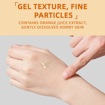 Orange Exfoliating Gel For Facial Body Gentle Orange Facial Scrub Body Cleansing Gel Dead Skin Remover Scrub Skin Cleaning